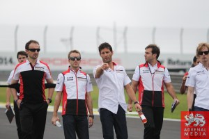 Porsche Team Track Walk Mark Webber - 6 Hours of Sao Paulo at Interlagos Circuit - Sao Paulo - Brazil