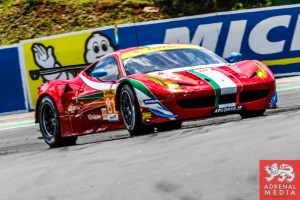 Stephen Wyatt (AUS) / Michele Rugolo (ITA) / Andrea Bertolini (ITA) / Car #81 LMGTE AM AF Corse (ITA) Ferrari F458 Italia - 6 Hours of Sao Paulo at Interlagos Circuit - Sao Paulo - Brazil