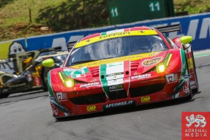 Davide Rigon (ITA) / James Calado (GBR) / Car #71 LMGTE PRO AF Corse (ITA) Ferrari F458 Italia - 6 Hours of Sao Paulo at Interlagos Circuit - Sao Paulo - Brazil