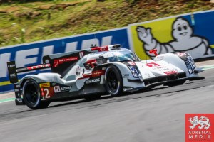 Marcel Fassler (CHE) / Andre Lotterer (DEU) / Benoit Treluyer (FRA) / Car #2 LMP1 Audi Sport Team Joest (DEU) Audi R18 e-tron quattro - 6 Hours of Sao Paulo at Interlagos Circuit - Sao Paulo - Brazil
