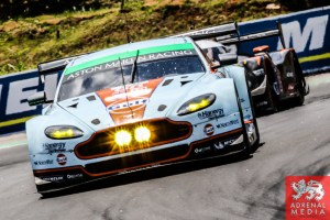 Paul Dalla Lana (CAN) / Pedro Lamy (PRT) / Christoffer Nygaard (DNK) / Car #98 LMGTE AM Aston Martin Racing (GBR) Aston Martin Vantage V8 - 6 Hours of Sao Paulo at Interlagos Circuit - Sao Paulo - Brazil