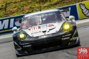 Christian Ried (DEU) / Klaus Bachler (AUT) / Khaled Al Qubaisi (ARE) / Car #88 LMGTE AM Proton Competition (DEU) Porsche 911 RSR - 6 Hours of Sao Paulo at Interlagos Circuit - Sao Paulo - Brazil