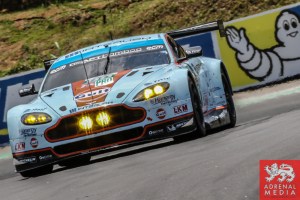 Kristian Poulsen (DNK) / David Heinemeier Hansson (DNK) / Nicki Thiim (DNK) / Car #95 LMGTE AM Aston Martin Racing (GBR) Aston Martin Vantage V8 - 6 Hours of Sao Paulo at Interlagos Circuit - Sao Paulo - Brazil