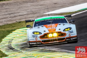 Paul Dalla Lana (CAN) / Pedro Lamy (PRT) / Christoffer Nygaard (DNK) / Car #98 LMGTE AM Aston Martin Racing (GBR) Aston Martin Vantage V8 - 6 Hours of Sao Paulo at Interlagos Circuit - Sao Paulo - Brazil