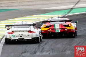Richard Lietz (AUT) / Jorg Bergmeister (DEU) / Car #91 LMGTE PRO Porsche Team Manthey (DEU) Porsche 911 RSR - 6 Hours of Sao Paulo at Interlagos Circuit - Sao Paulo - Brazil