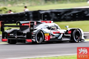 Lucas Di Grassi (BRA) / Loic Duval (FRA) / Tom Kristensen (DNK) / Car #1 LMP1 Audi Sport Team Joest (DEU) Audi R18 e-tron quattro - 6 Hours of Sao Paulo at Interlagos Circuit - Sao Paulo - Brazil