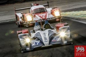 Serguey Zlobin (RUS) / Nicolas Minassian (FRA) / Maurizio Mediani (ITA) / Car #27 LMP2 SMP Racing (RUS) Oreca 03R - Nissan  - 6 Hours of Sao Paulo at Interlagos Circuit - Sao Paulo - Brazil