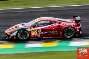 Gianluca Roda (ITA) / Paolo Ruberti (ITA) / Matteo Cressoni (ITA) / Car #90 LMGTE AM 8 Star Motorsports (USA) Ferrari F458 Italia - 6 Hours of Sao Paulo at Interlagos Circuit - Sao Paulo - Brazil