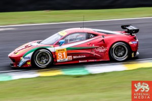 Stephen Wyatt (AUS) / Michele Rugolo (ITA) / Andrea Bertolini (ITA) / Car #81 LMGTE AM AF Corse (ITA) Ferrari F458 Italia - 6 Hours of Sao Paulo at Interlagos Circuit - Sao Paulo - Brazil