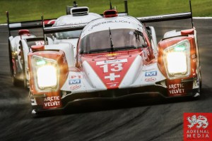 Dominik Kraihamer (AUT) / Andrea Belicchi (ITA) / Fabio Leimer (CHE) / Car #13 LMP1 Rebellion Racing (CHE) Rebellion Toyota R-One - 6 Hours of Sao Paulo at Interlagos Circuit - Sao Paulo - Brazil