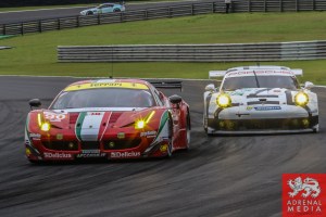 Gianluca Roda (ITA) / Paolo Ruberti (ITA) / Matteo Cressoni (ITA) / Car #90 LMGTE AM 8 Star Motorsports (USA) Ferrari F458 Italia - 6 Hours of Sao Paulo at Interlagos Circuit - Sao Paulo - Brazil