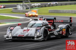 Marcel Fassler (CHE) / Andre Lotterer (DEU) / Benoit Treluyer (FRA) / Car #2 LMP1 Audi Sport Team Joest (DEU) Audi R18 e-tron quattro - 6 Hours of Sao Paulo at Interlagos Circuit - Sao Paulo - Brazil