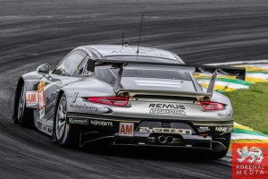 Christian Ried (DEU) / Klaus Bachler (AUT) / Khaled Al Qubaisi (ARE) / Car #88 LMGTE AM Proton Competition (DEU) Porsche 911 RSR - 6 Hours of Sao Paulo at Interlagos Circuit - Sao Paulo - Brazil