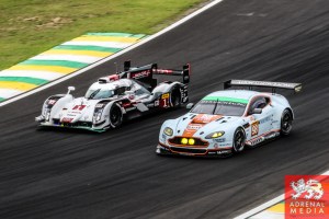 Paul Dalla Lana (CAN) / Pedro Lamy (PRT) / Christoffer Nygaard (DNK) / Car #98 LMGTE AM Aston Martin Racing (GBR) Aston Martin Vantage V8 - 6 Hours of Sao Paulo at Interlagos Circuit - Sao Paulo - Brazil