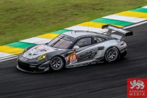Christian Ried (DEU) / Klaus Bachler (AUT) / Khaled Al Qubaisi (ARE) / Car #88 LMGTE AM Proton Competition (DEU) Porsche 911 RSR - 6 Hours of Sao Paulo at Interlagos Circuit - Sao Paulo - Brazil