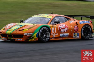Emerson Fittipaldi (BRA) / Alessandro Pier Guidi (ITA) / Jeffrey Segal (USA) / Car #61 LMGTE AM AF Corse (ITA) Ferrari F458 Italia - 6 Hours of Sao Paulo at Interlagos Circuit - Sao Paulo - Brazil