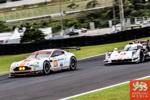 Kristian Poulsen (DNK) / David Heinemeier Hansson (DNK) / Nicki Thiim (DNK) / Car #95 LMGTE AM Aston Martin Racing (GBR) Aston Martin Vantage V8 - 6 Hours of Sao Paulo at Interlagos Circuit - Sao Paulo - Brazil