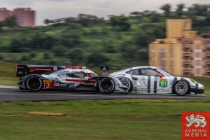 Marcel Fassler (CHE) / Andre Lotterer (DEU) / Benoit Treluyer (FRA) / Car #2 LMP1 Audi Sport Team Joest (DEU) Audi R18 e-tron quattro - 6 Hours of Sao Paulo at Interlagos Circuit - Sao Paulo - Brazil