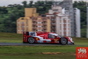 Nicolas Prost (FRA) / Nick Heidfeld (DEU) / Mathias Beche (CHE) / Car #12 LMP1 Rebellion Racing (CHE) Rebellion Toyota R-One - 6 Hours of Sao Paulo at Interlagos Circuit - Sao Paulo - Brazil