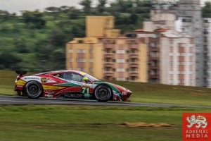 Davide Rigon (ITA) / James Calado (GBR) / Car #71 LMGTE PRO AF Corse (ITA) Ferrari F458 Italia - 6 Hours of Sao Paulo at Interlagos Circuit - Sao Paulo - Brazil