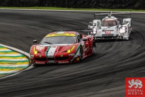 Gianluca Roda (ITA) / Paolo Ruberti (ITA) / Matteo Cressoni (ITA) / Car #90 LMGTE AM 8 Star Motorsports (USA) Ferrari F458 Italia - 6 Hours of Sao Paulo at Interlagos Circuit - Sao Paulo - Brazil
