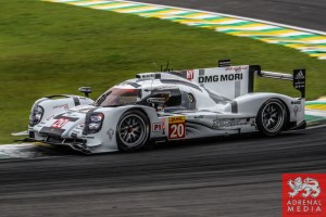 Timo Bernhard (DEU) / Mark Webber (AUS) / Brendon Hartley (NZL) / Car #20 LMP1 Porsche Team (DEU) Porsche 919 Hybrid - 6 Hours of Sao Paulo at Interlagos Circuit - Sao Paulo - Brazil