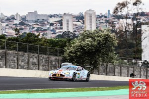 Alex MacDowall (GBR) / Darryl O'Young (CAN) / Fernando Rees (BRA) / Car #99 LMGTE PRO Aston Martin Racing (GBR) Aston Martin Vantage V8 - 6 Hours of Sao Paulo at Interlagos Circuit - Sao Paulo - Brazil