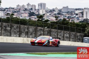 Stephen Wyatt (AUS) / Michele Rugolo (ITA) / Andrea Bertolini (ITA) / Car #81 LMGTE AM AF Corse (ITA) Ferrari F458 Italia - 6 Hours of Sao Paulo at Interlagos Circuit - Sao Paulo - Brazil