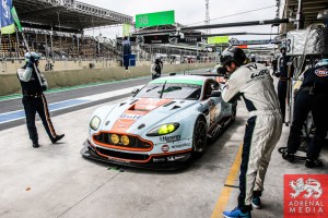 Paul Dalla Lana (CAN) / Pedro Lamy (PRT) / Christoffer Nygaard (DNK) / Car #98 LMGTE AM Aston Martin Racing (GBR) Aston Martin Vantage V8 - 6 Hours of Sao Paulo at Interlagos Circuit - Sao Paulo - Brazil