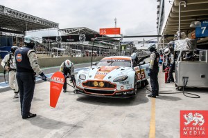 Kristian Poulsen (DNK) / David Heinemeier Hansson (DNK) / Nicki Thiim (DNK) / Car #95 LMGTE AM Aston Martin Racing (GBR) Aston Martin Vantage V8 - 6 Hours of Sao Paulo at Interlagos Circuit - Sao Paulo - Brazil
