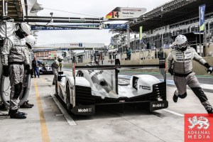 Romain Dumas (FRA) / Neel Jani (CHE) / Marc Lieb (DEU) / Car #14 LMP1 Porsche Team (DEU) Porsche 919 Hybrid  - 6 Hours of Sao Paulo at Interlagos Circuit - Sao Paulo - Brazil