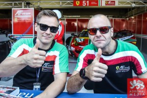 Gianmaria Bruni (ITA) / Toni Vilander (FIN) / Car #51 LMGTE PRO AF Corse (ITA) Ferrari F458 Italia - 6 Hours of Sao Paulo at Interlagos Circuit - Sao Paulo - Brazil  - 6 Hours of Sao Paulo at Interlagos Circuit - Sao Paulo - Brazil