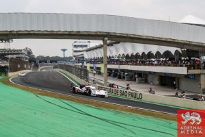 Marcel Fassler (CHE) / Andre Lotterer (DEU) / Benoit Treluyer (FRA) / Car #2 LMP1 Audi Sport Team Joest (DEU) Audi R18 e-tron quattro - 6 Hours of Sao Paulo at Interlagos Circuit - Sao Paulo - Brazil