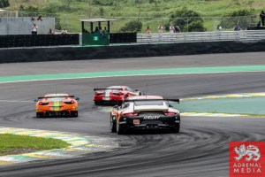 Francois Perrodo (FRA) / Emmanuel Collard (FRA) / Matthieu Vaxiviere (FRA) / Car #75 LMGTE AM Prospeed Competition (BEL) Porsche 911 GT3 RSR - 6 Hours of Sao Paulo at Interlagos Circuit - Sao Paulo - Brazil