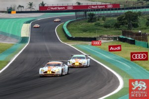 Kristian Poulsen (DNK) / David Heinemeier Hansson (DNK) / Nicki Thiim (DNK) / Car #95 LMGTE AM Aston Martin Racing (GBR) Aston Martin Vantage V8 - 6 Hours of Sao Paulo at Interlagos Circuit - Sao Paulo - Brazil
