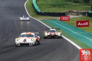 Francois Perrodo (FRA) / Emmanuel Collard (FRA) / Matthieu Vaxiviere (FRA) / Car #75 LMGTE AM Prospeed Competition (BEL) Porsche 911 GT3 RSR26 - 6 Hours of Sao Paulo at Interlagos Circuit - Sao Paulo - Brazil