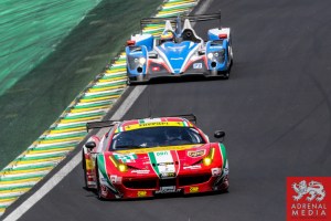Gianmaria Bruni (ITA) / Toni Vilander (FIN) / Car #51 LMGTE PRO AF Corse (ITA) Ferrari F458 Italia - 6 Hours of Sao Paulo at Interlagos Circuit - Sao Paulo - Brazil
