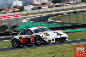 Francois Perrodo (FRA) / Emmanuel Collard (FRA) / Matthieu Vaxiviere (FRA) / Car #75 LMGTE AM Prospeed Competition (BEL) Porsche 911 GT3 RSR - 6 Hours of Sao Paulo at Interlagos Circuit - Sao Paulo - Brazil