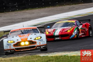 Kristian Poulsen (DNK) / David Heinemeier Hansson (DNK) / Nicki Thiim (DNK) / Car #95 LMGTE AM Aston Martin Racing (GBR) Aston Martin Vantage V8 - 6 Hours of Sao Paulo at Interlagos Circuit - Sao Paulo - Brazil
