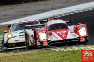 Nicolas Prost (FRA) / Nick Heidfeld (DEU) / Mathias Beche (CHE) / Car #12 LMP1 Rebellion Racing (CHE) Rebellion Toyota R-One - 6 Hours of Sao Paulo at Interlagos Circuit - Sao Paulo - Brazil