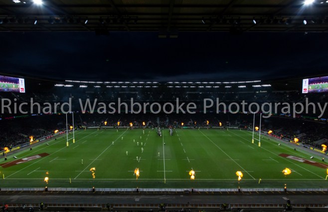 Pyro1  Twickenham  Harlequins vs Northants  27th December 2014