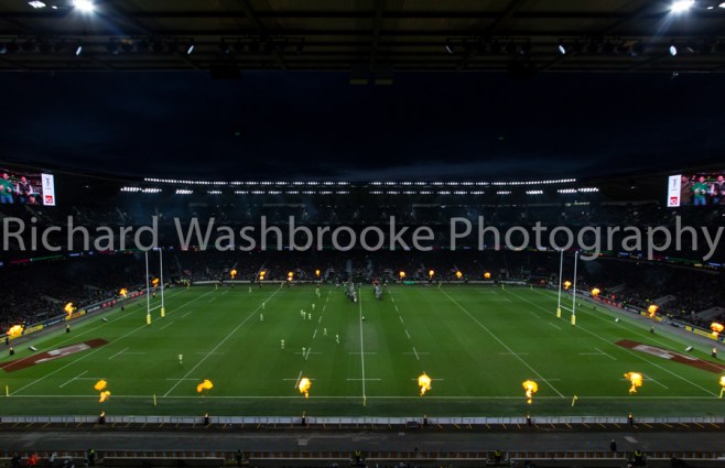 Pyro1  Twickenham  Harlequins vs Northants  27th December 2014