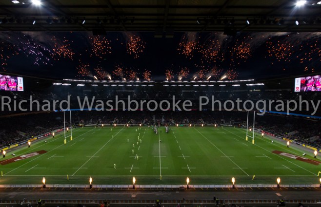 Pyro1  Twickenham  Harlequins vs Northants  27th December 2014