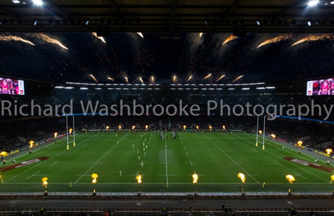 Pyro1  Twickenham  Harlequins vs Northants  27th December 2014