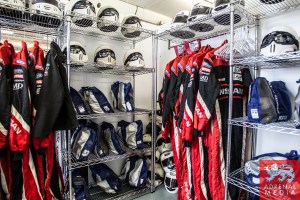 Mechanics race suits and helmets at Circuito Estoril - Cascais - Portugal