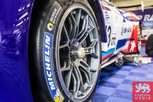 Michelin Branding Olivier Beretta (MCO) / David Markozov (RUS) / Anton Ladygin (RUS) drivers of car #73 SMP RACING (RUS) Ferrari F458 Italia GT3 at Circuito Estoril - Cascais - Portugal