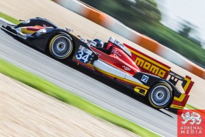Michel Frey (CHE) / Franck Mailleux (FRA) / Patric Niederhauser (CHE) drivers of car #34 RACE PERFORMANCE (CHE) Oreca 03 - Judd Race at Circuito Estoril - Cascais - Portugal