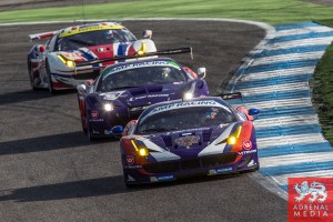 Andrea Bertolini (ITA) / Viktor Shaitar (RUS) / Sergey Zlobin (RUS) drivers of car #72 SMP RACING (RUS) Ferrari F458 Italia Race at Circuito Estoril - Cascais - Portugal