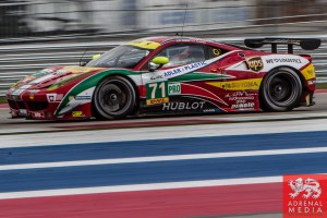 Davide Rigon (ITA) / James Calado (GBR) drivers of car #71 LMGTE PRO AF Corse (ITA) Ferrari F458 Italia Free Practice #3 - FIA WEC 6 hours race of the 6 hours of the Circuit of the Americas - Austin - Texas - USA
