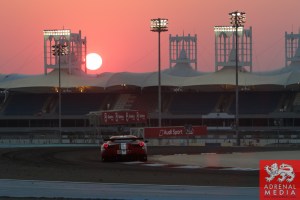 Stephen Wyatt (AUS) / Michele Rugolo (ITA) / Andrea Bertolini (ITA) / Car #81 LMGTE AM AF Corse (ITA) Ferrari F458 Italia - 6 Hours of Bahrain at Bahrain International Circuit (BIC) - Sakhir - Kingdom of Bahrain